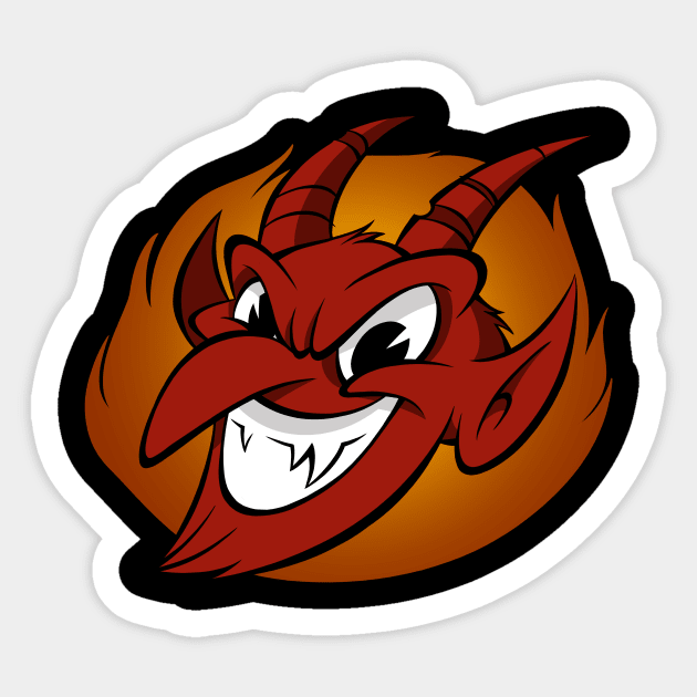 Red Devil Sticker by westinchurch